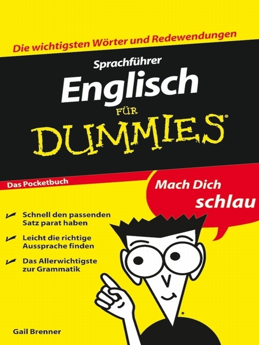 Title details for SprachfÃ¼hrer Englisch fÃ¼r Dummies Das Pocketbuch by Gail Brenner - Available
